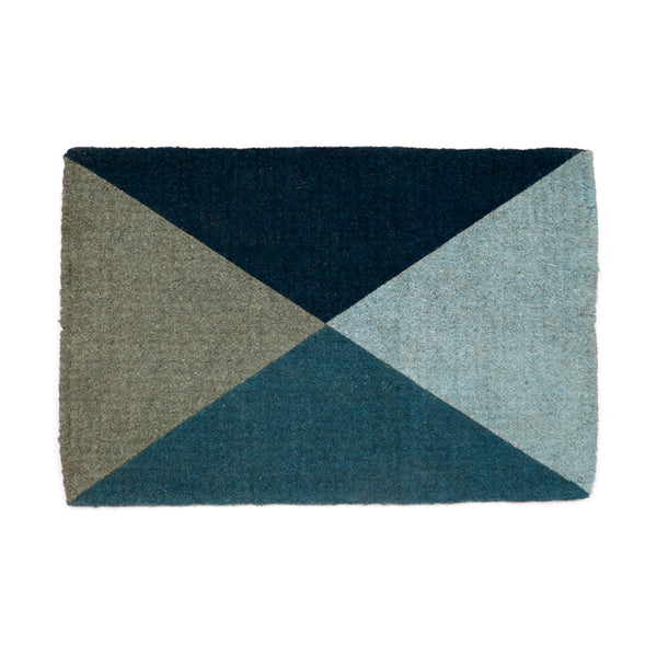 Coir Doormat Blue Flag by Berry Jam - Available At Berry Jam Sweet Living