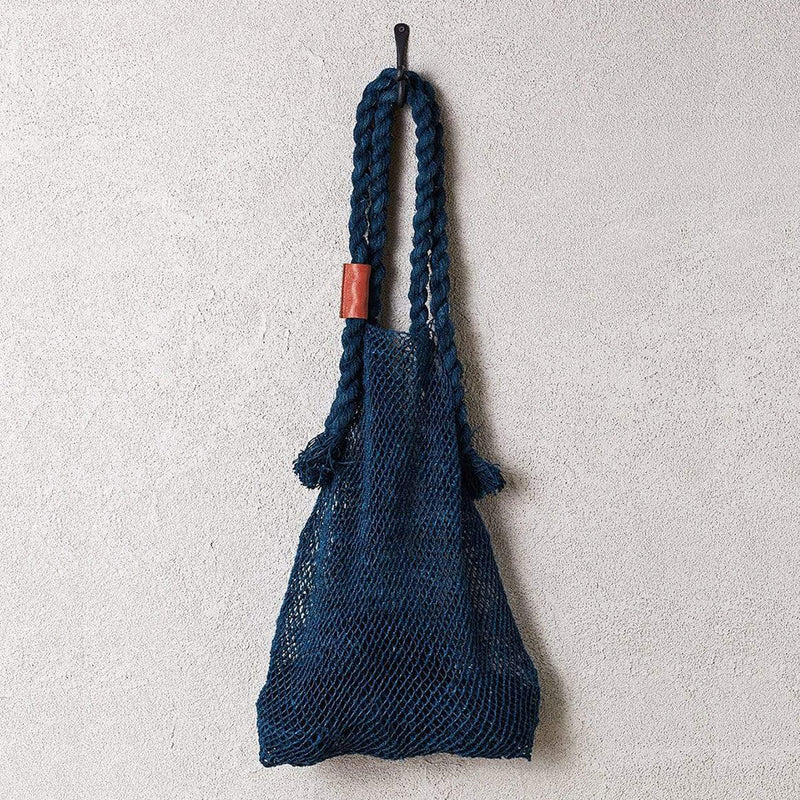 Jumbo Hemp String Bag Indigo by Dharma Door - Available At Berry Jam Sweet Living