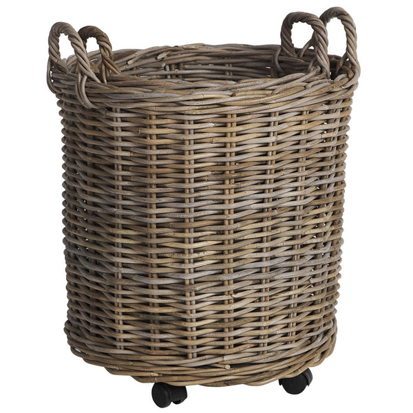 Corbeille Round Wheely Baskets Set/2