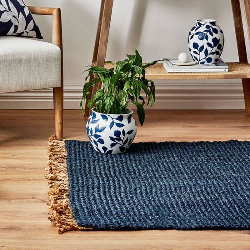 Harris Jute Rug - Blue